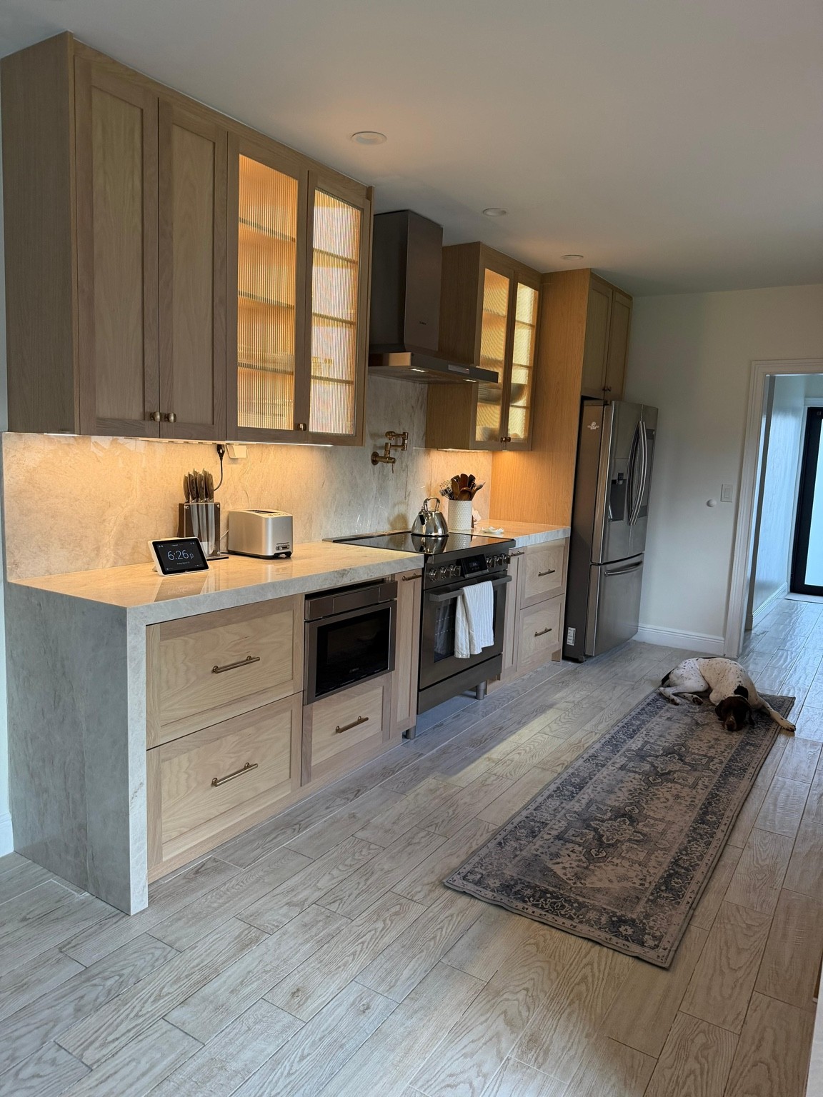 Wood kitchen cabinetry project